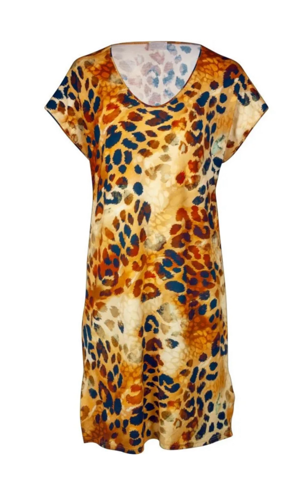 CHARMLINE Terracotta- Leopardprint
