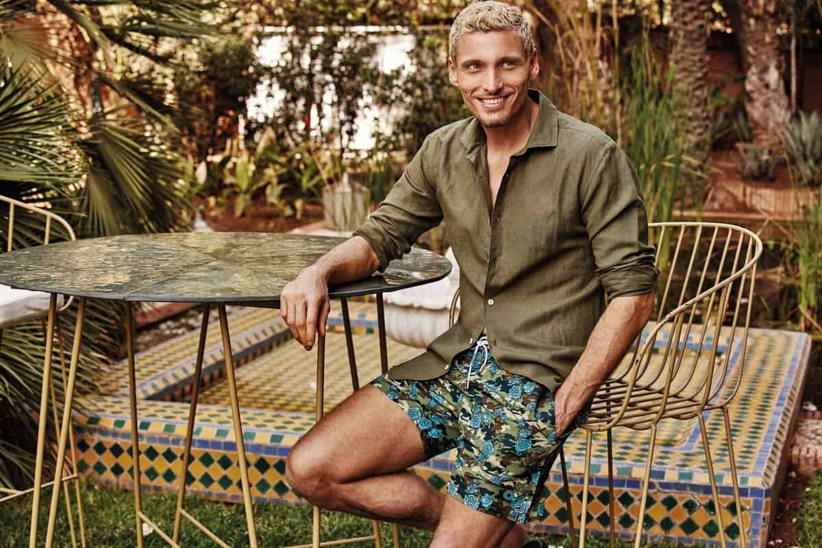 David Camo Romance Caicco Shorts