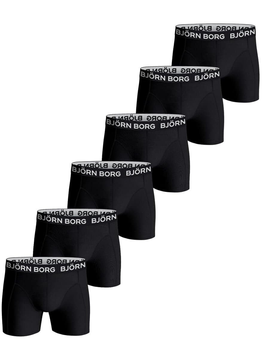 BJORN BORG Cotton Stretch Boxer 6-pack+Toilettas