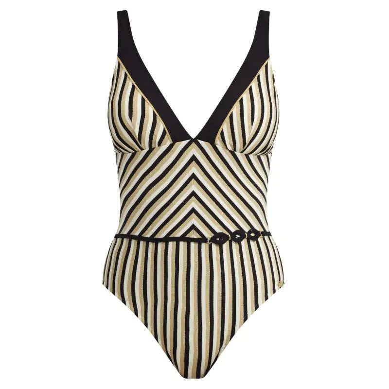 Nuria Ferrer Sabina Babador Unic Streep Zwart/Creme/goud