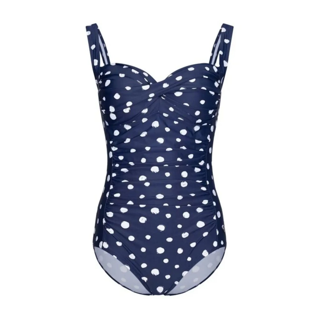 PASTUNETTE BEACH Badpak DarkBlue Stip Wit
