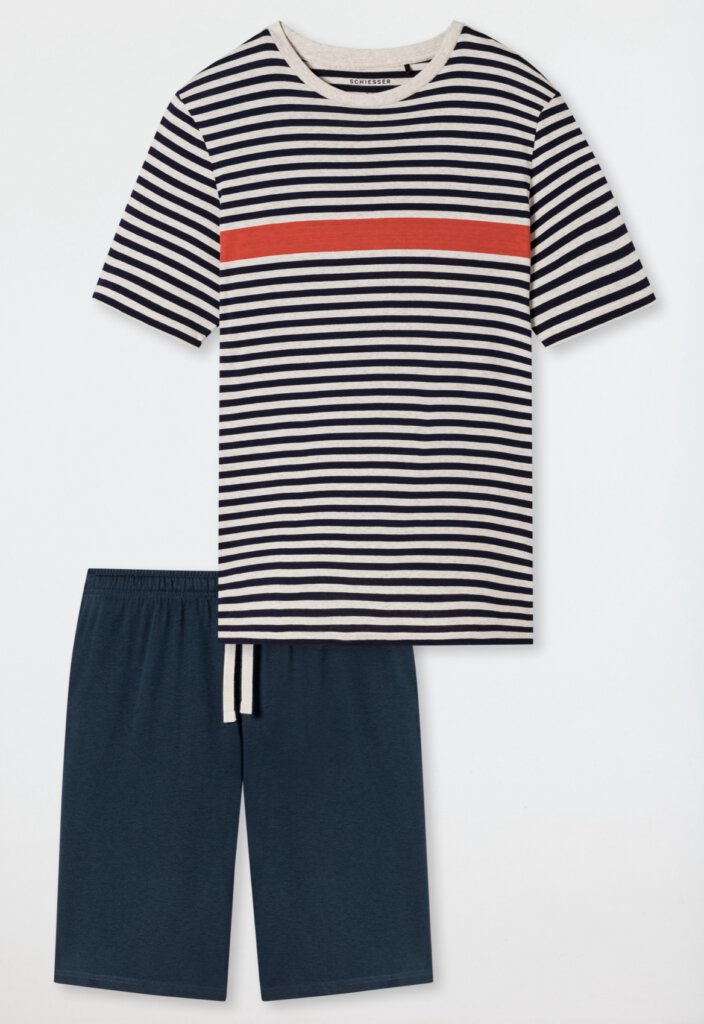 SCHIESSER Pyjama Short Grapefruit