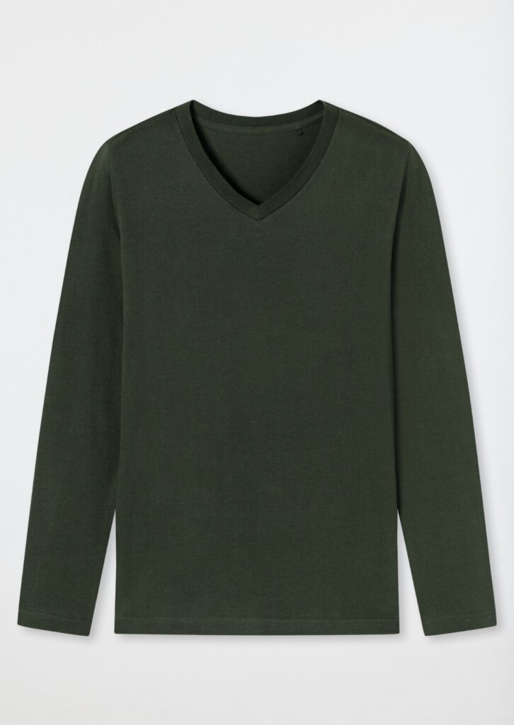 SCHIESSER T-Shirt Donker Groen