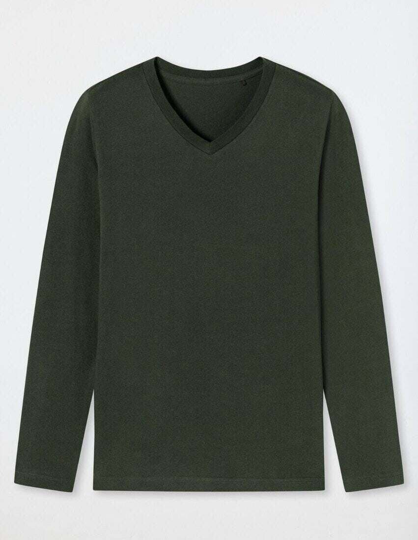 SCHIESSER T-Shirt Donker Groen