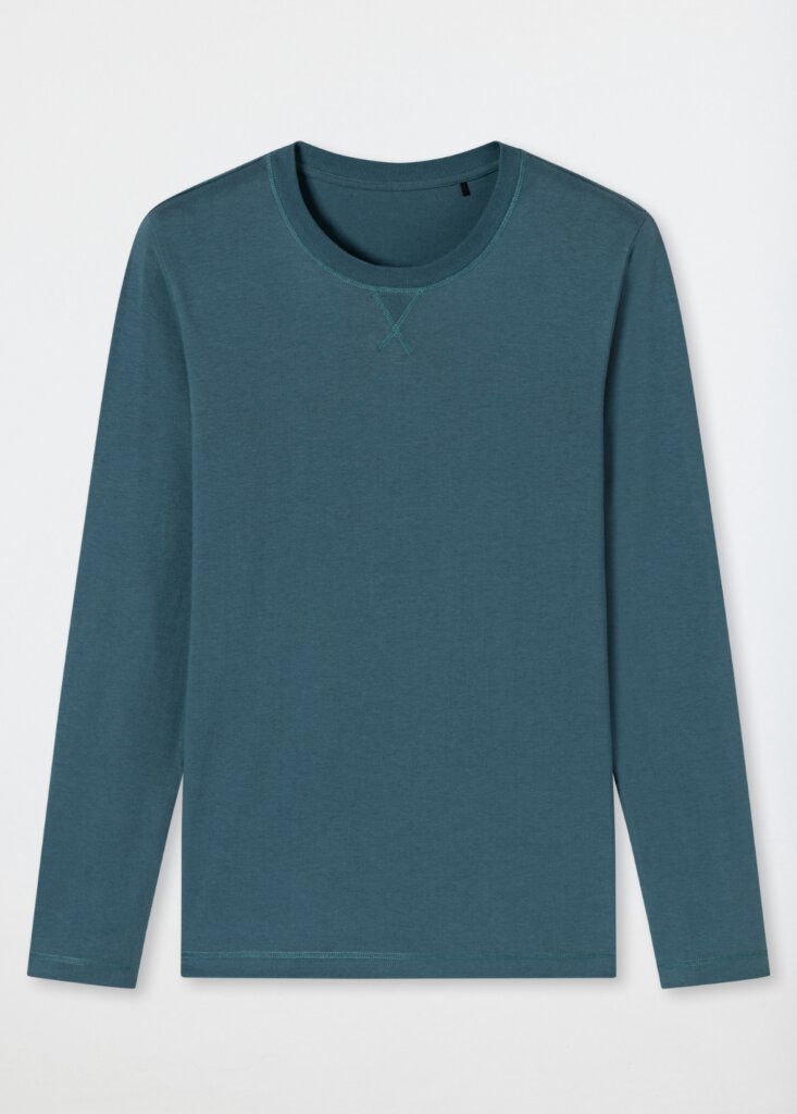 SCHIESSER T-Shirt.Petrol