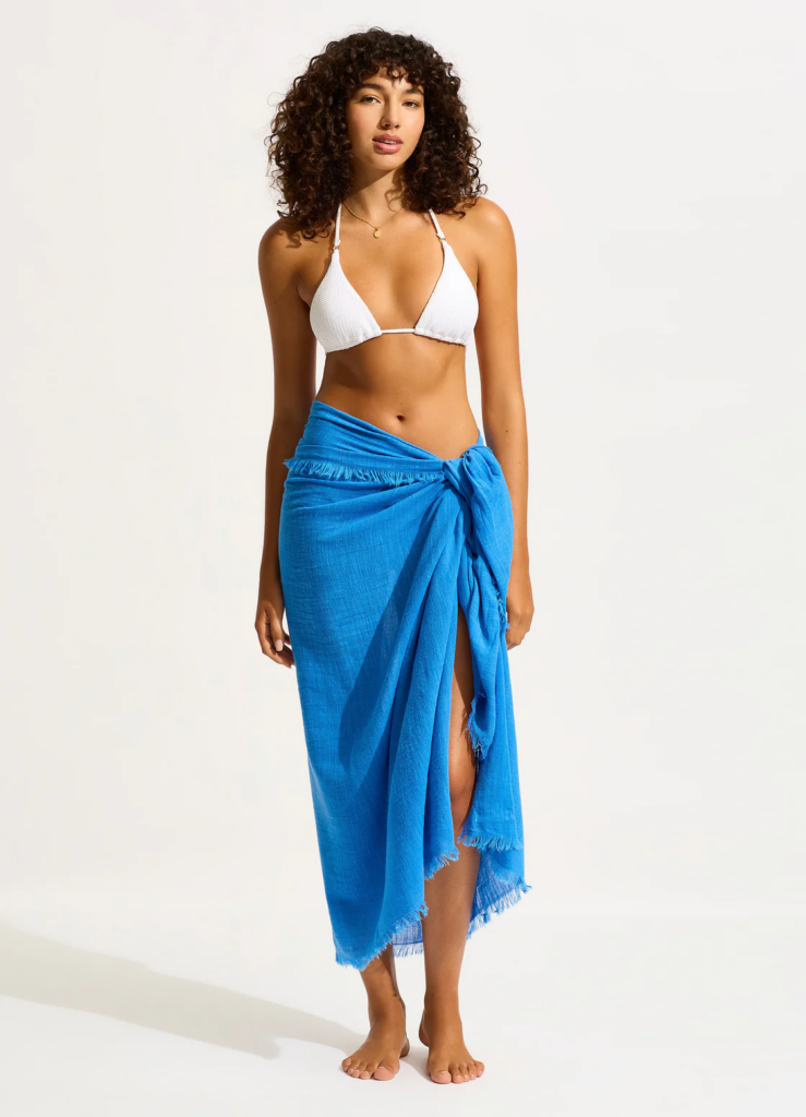 seafolly Essential Azure Blue