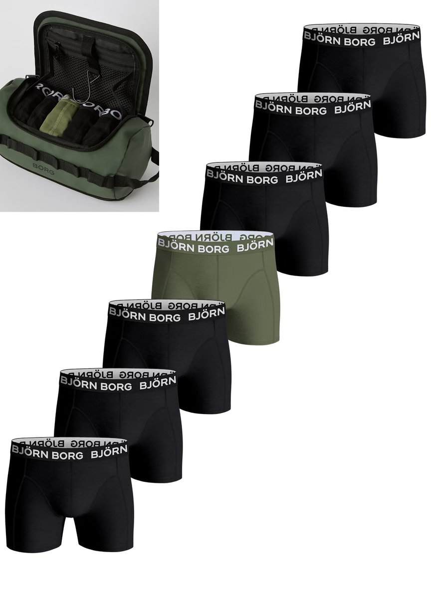 BJORN BORG Cotton Stretch Boxer 7 X+ Toiletcase
