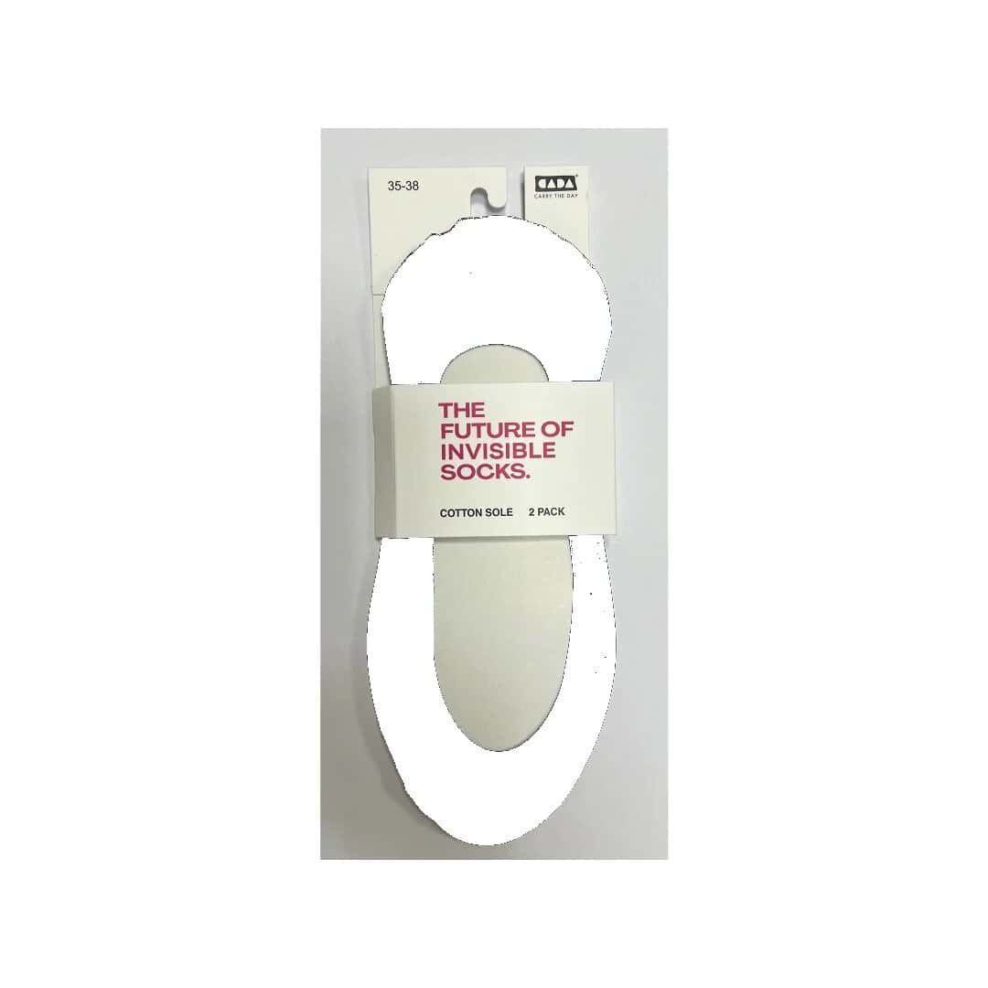 CADA Invisible Socks 2-Pack