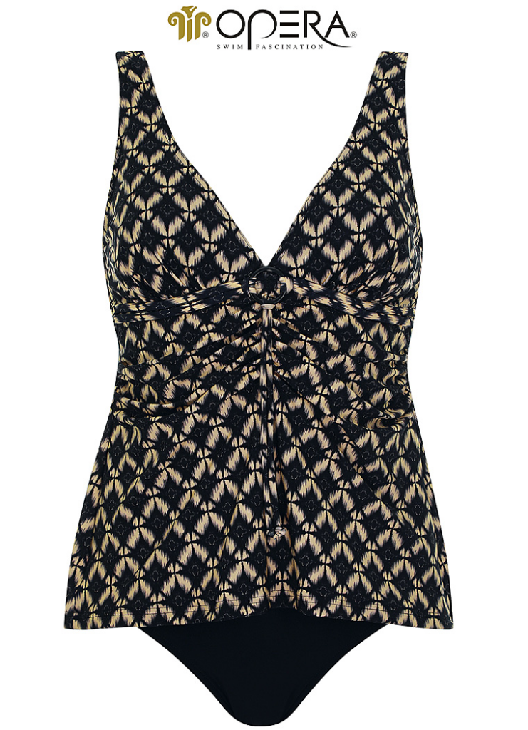 OPERA Tankini  Zwart/ Beige