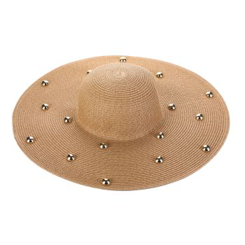 dessous Hoed studs camel