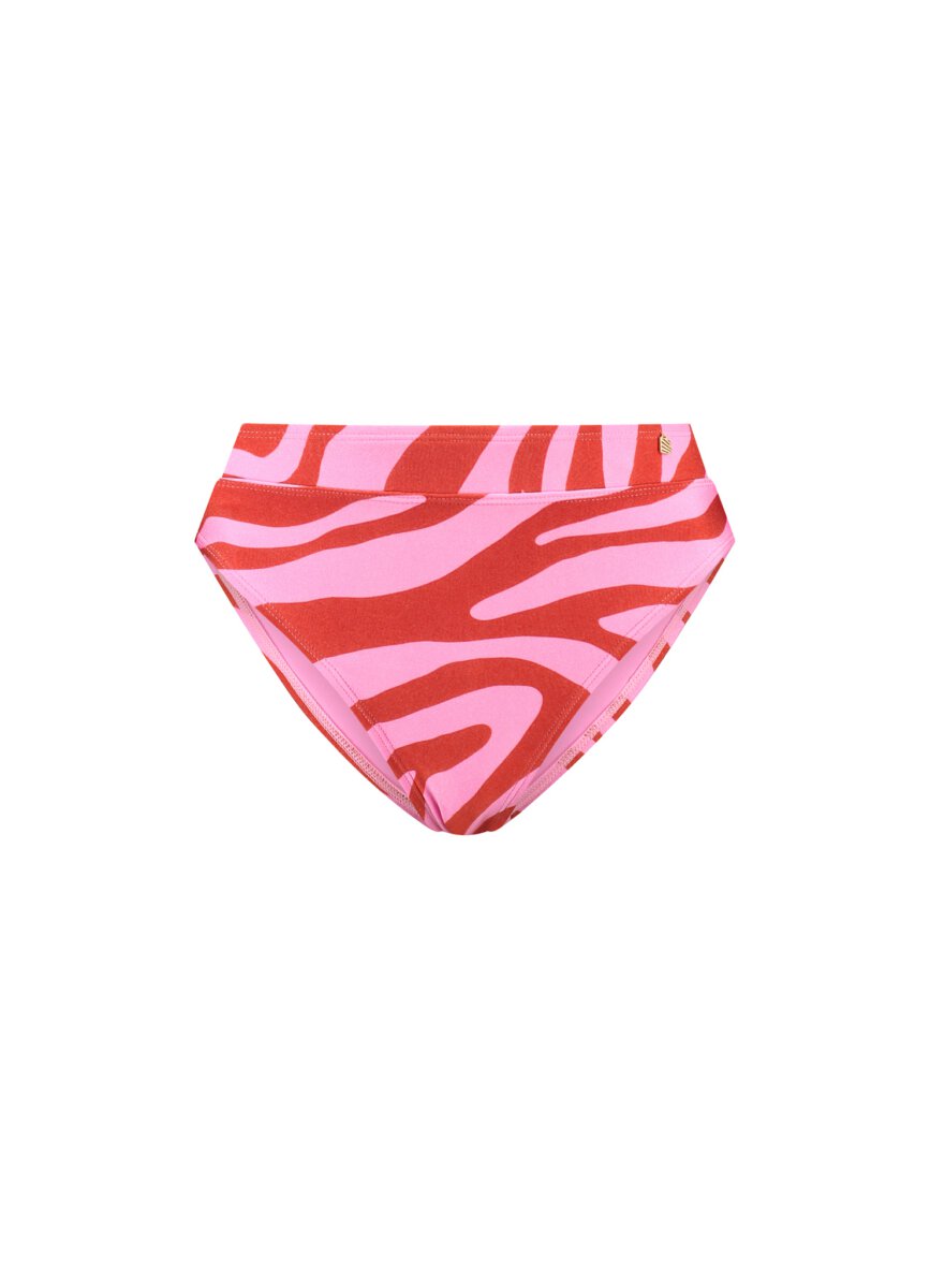 BEACHLIFE Pink Zebra high waist bottom