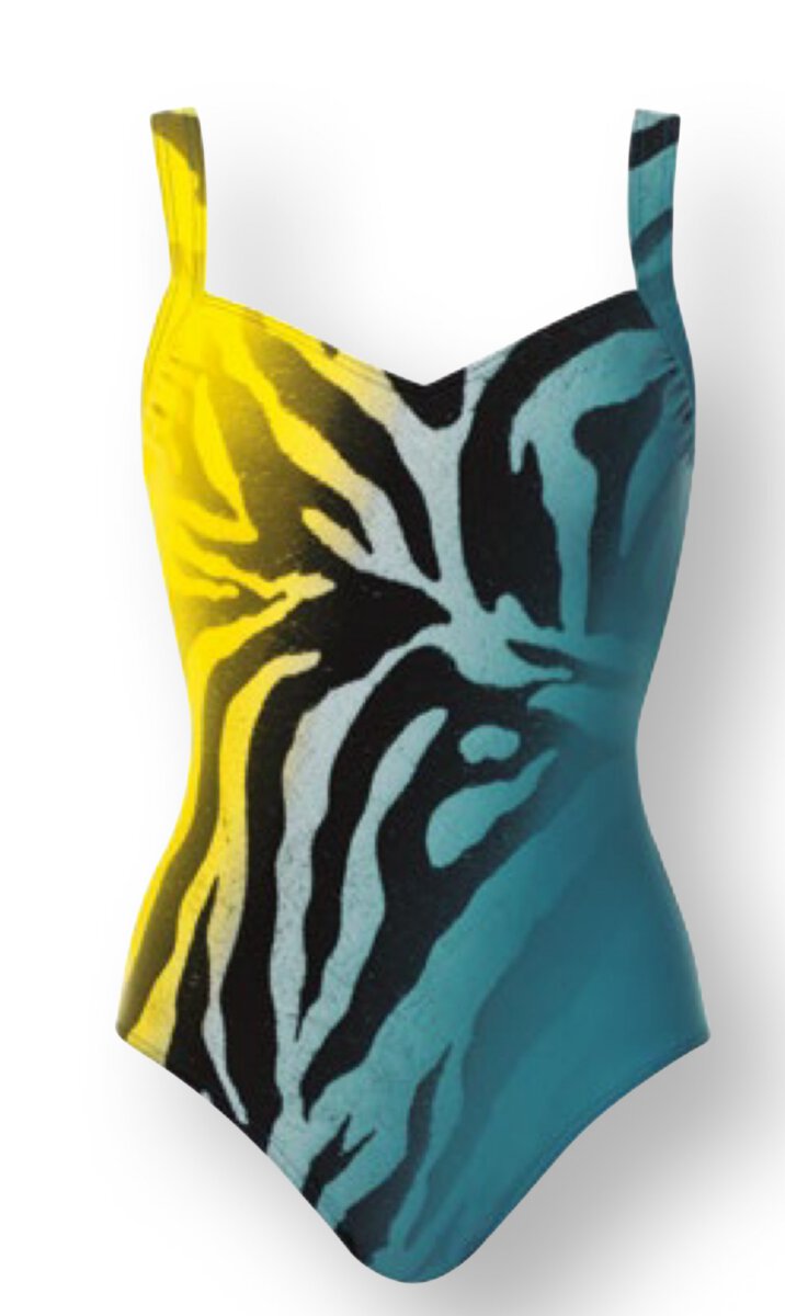 SUNFLAIR badpak geel /blauw