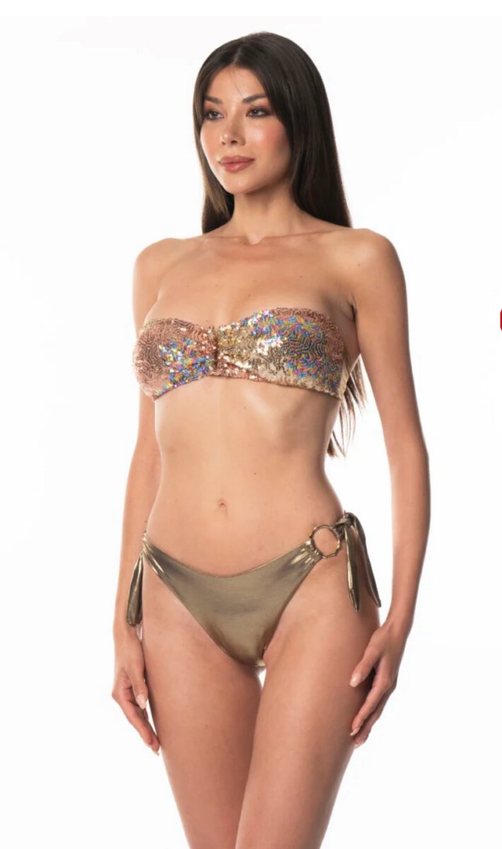 Aqua di Cocco Fascia bikini Gold B/C-cup