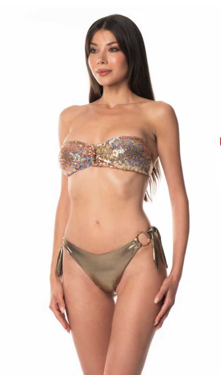 Aqua di Cocco Fascia bikini Gold B/C-cup