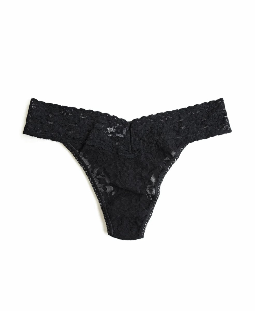 Hanky Panky Kanten String Black