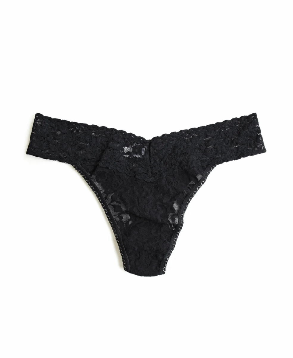 Hanky Panky Kanten String Black