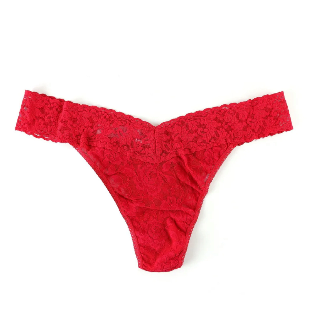 Hanky Panky Kanten String Red