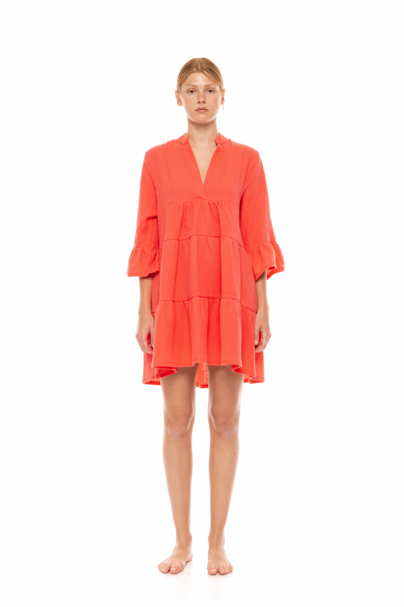 Pink Label A line jurkje Mousseline
