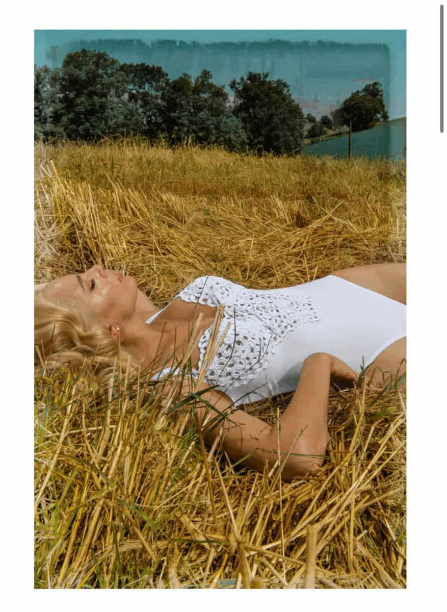 NICOLE OLIVIER Chahut Gehaakt badpak wit