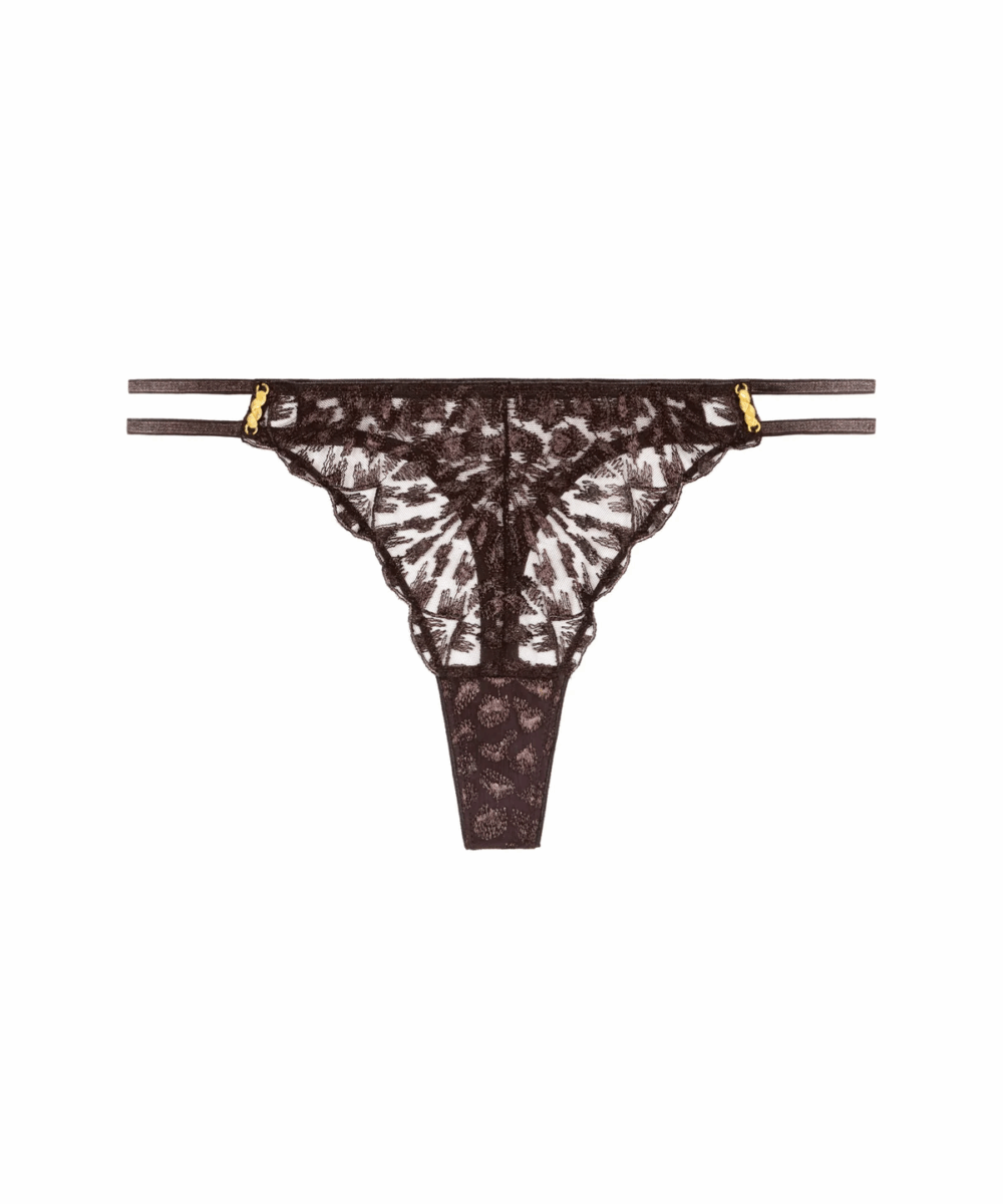 AUBADE String Crazy in Love Satin Brown
