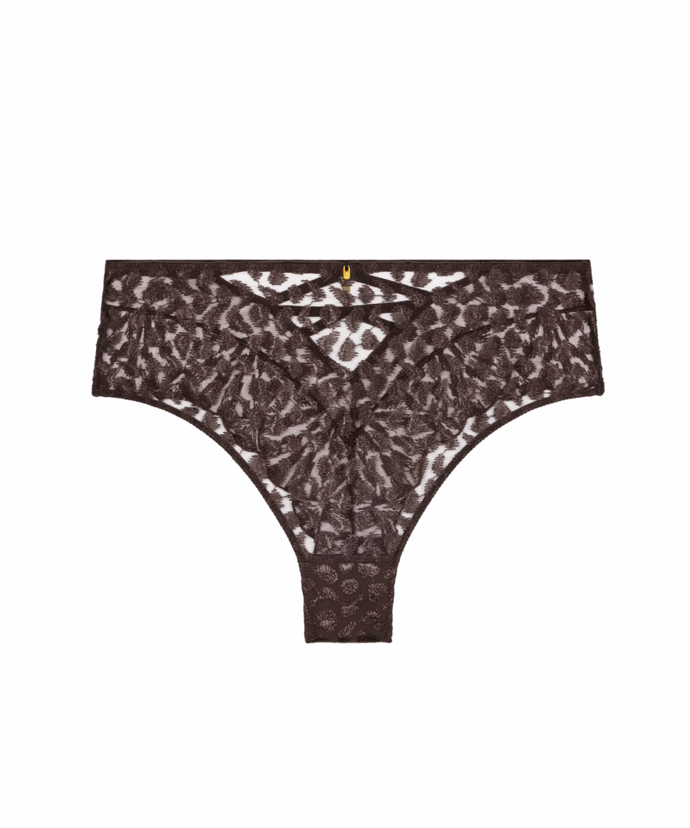 AUBADE Tailleslip Crazy in Love Satin Brown
