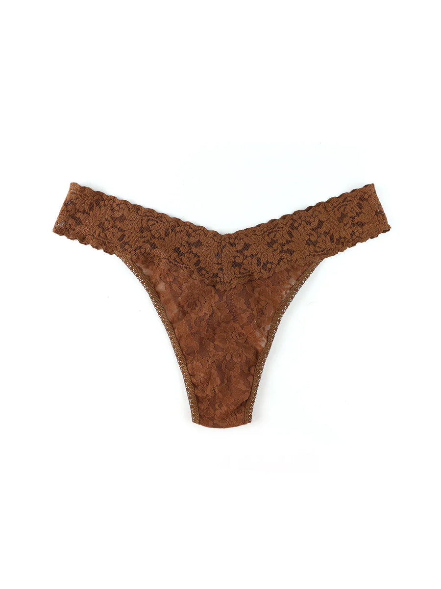 Hanky Panky Kanten String Macchiato