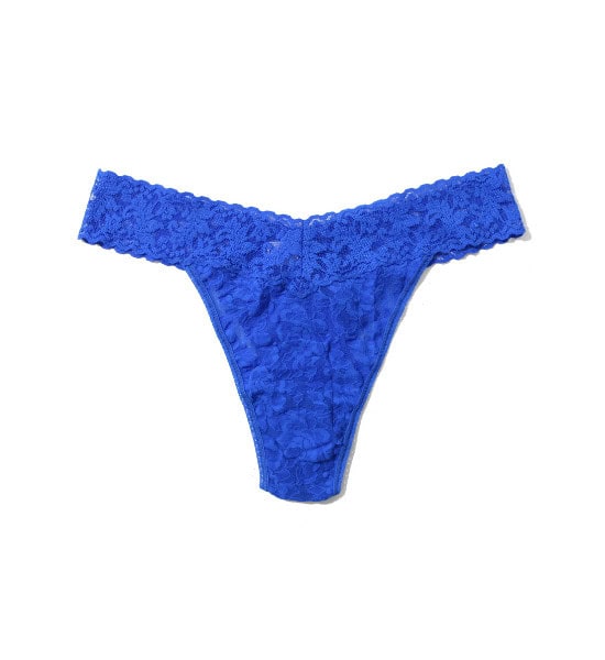 Hanky Panky Kanten String Sapphire