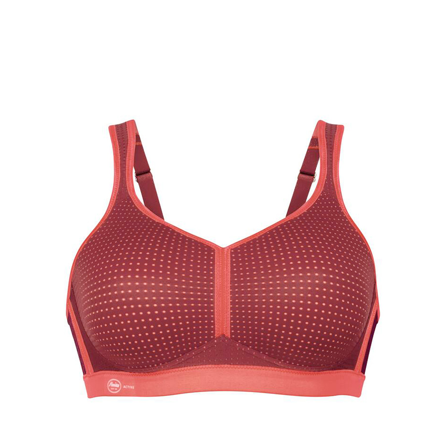 ANITA Sportbh fire coral