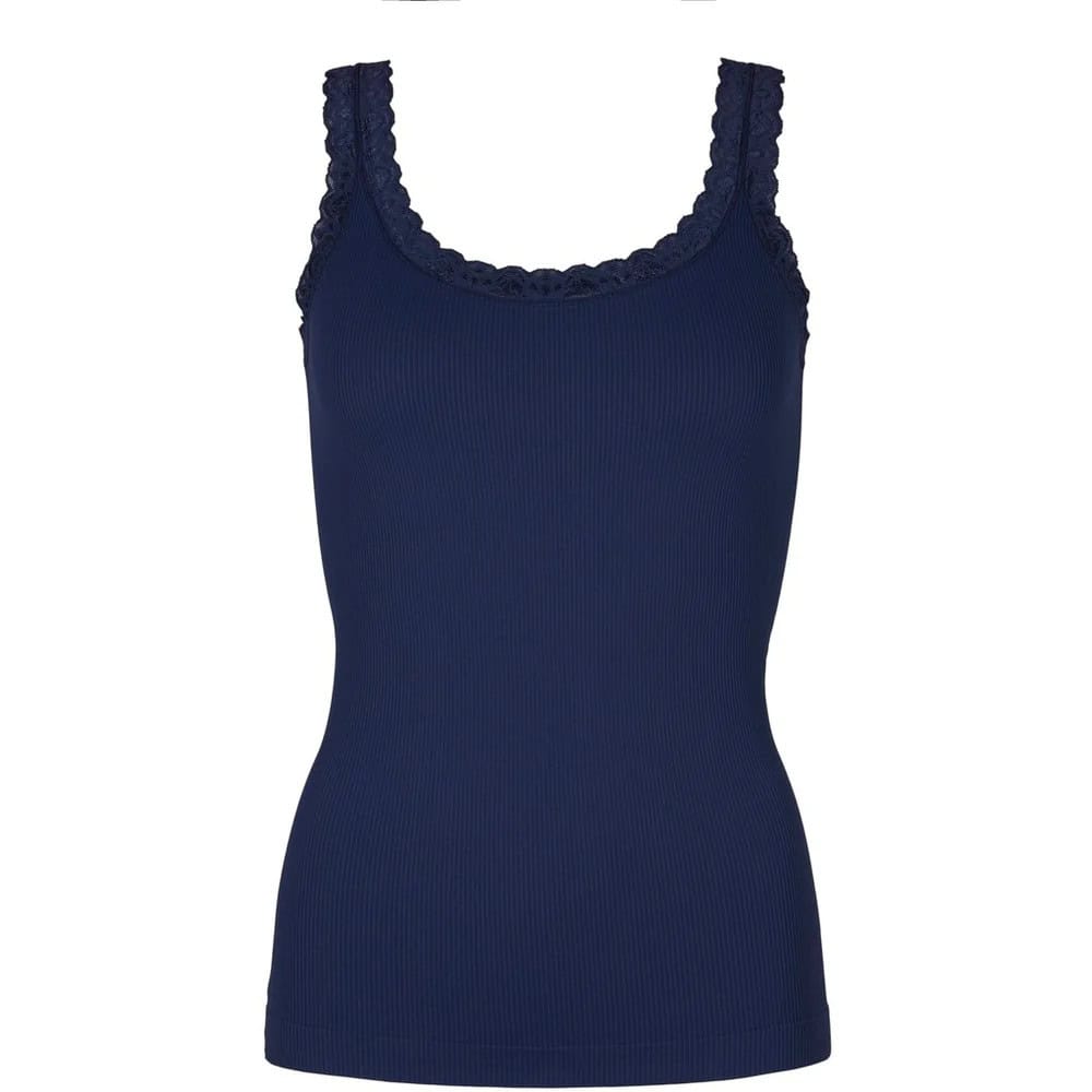 Tim & Simonsen Frida rib Top Blu