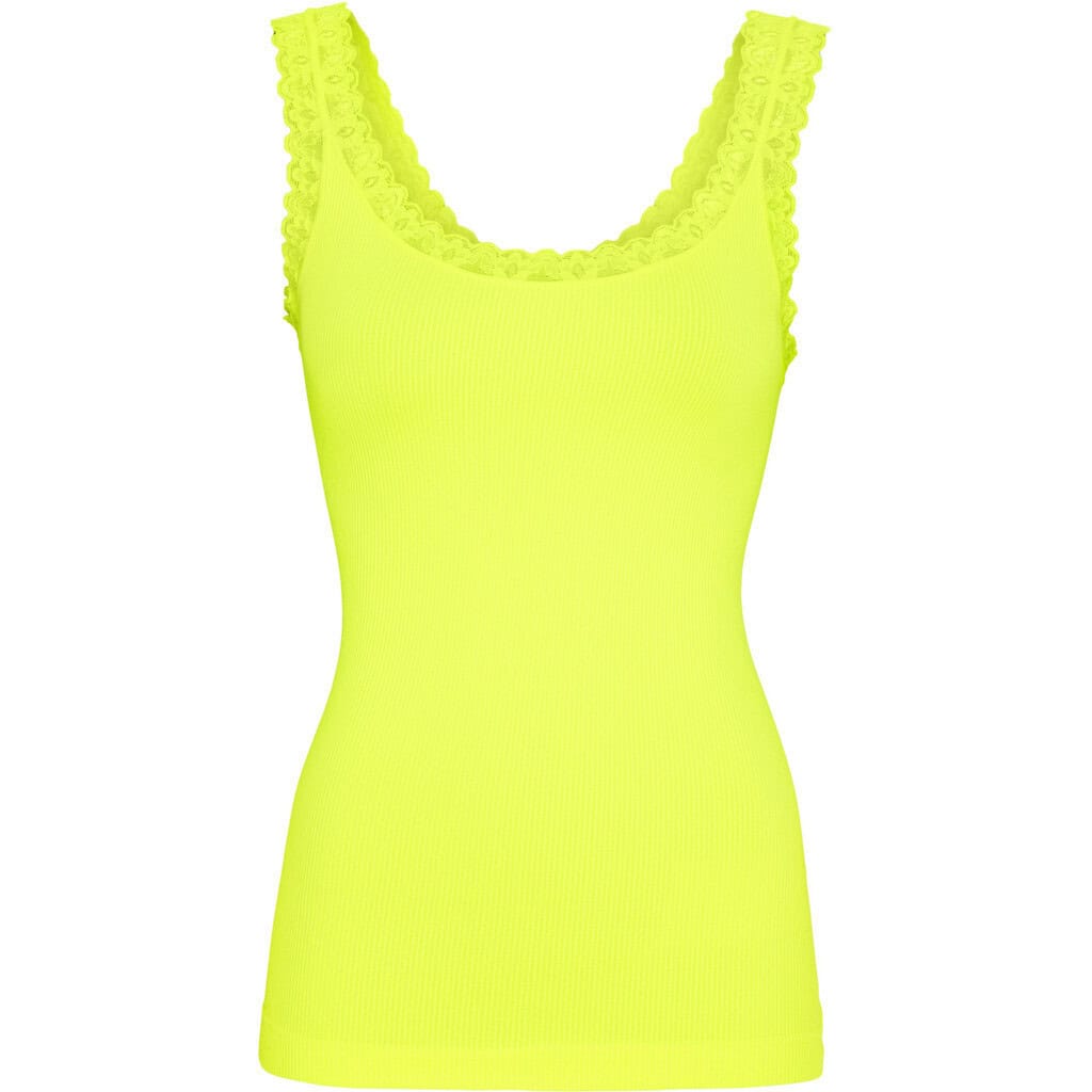 Tim & Simonsen Frida rib Top Giallo fluo