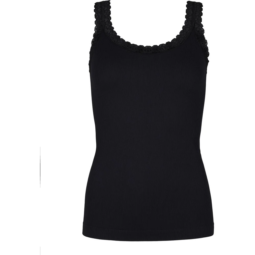 Tim & Simonsen Frida rib Top Nero
