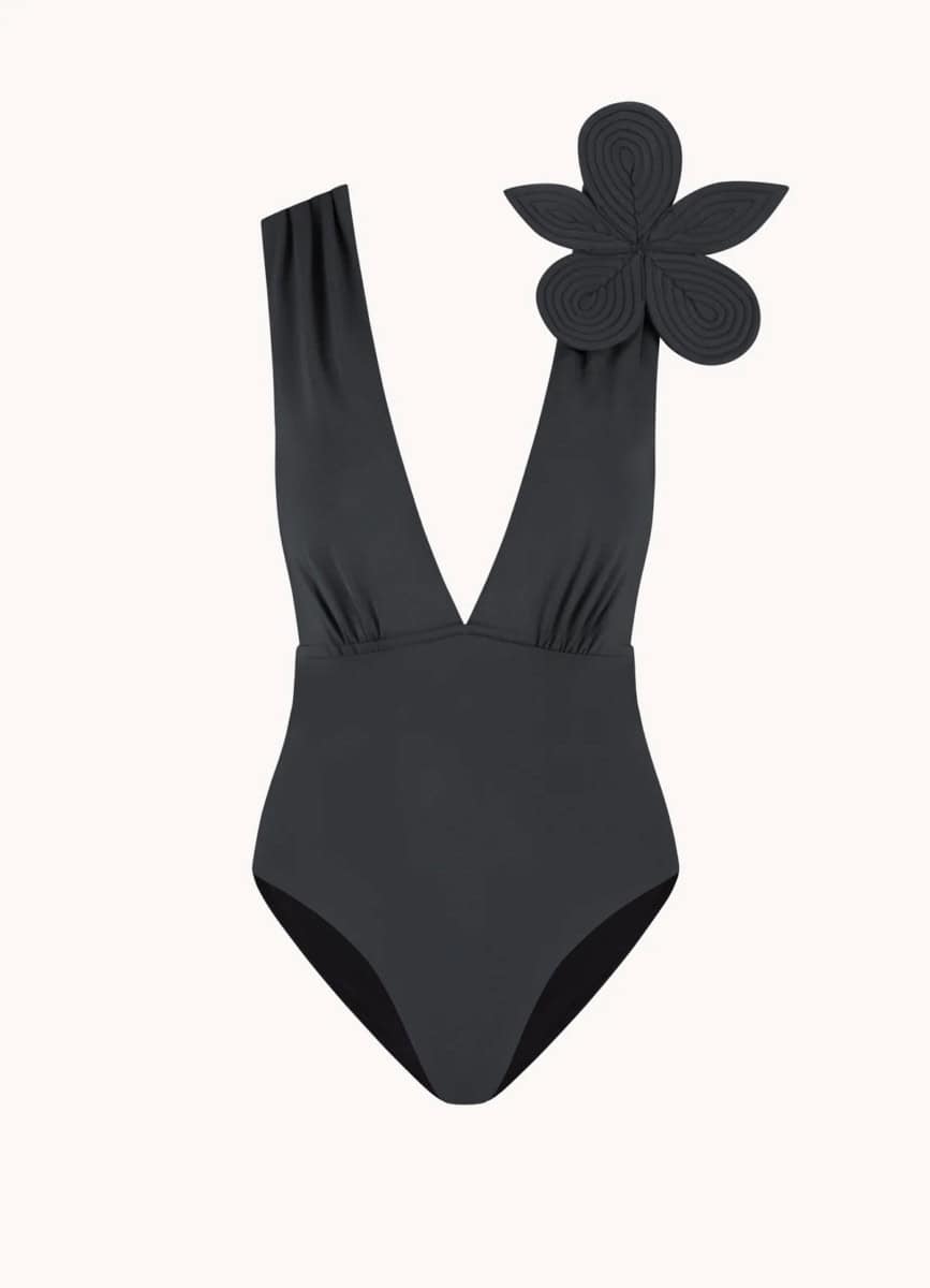 CYELL Design Femme Noir paddes swimsuit