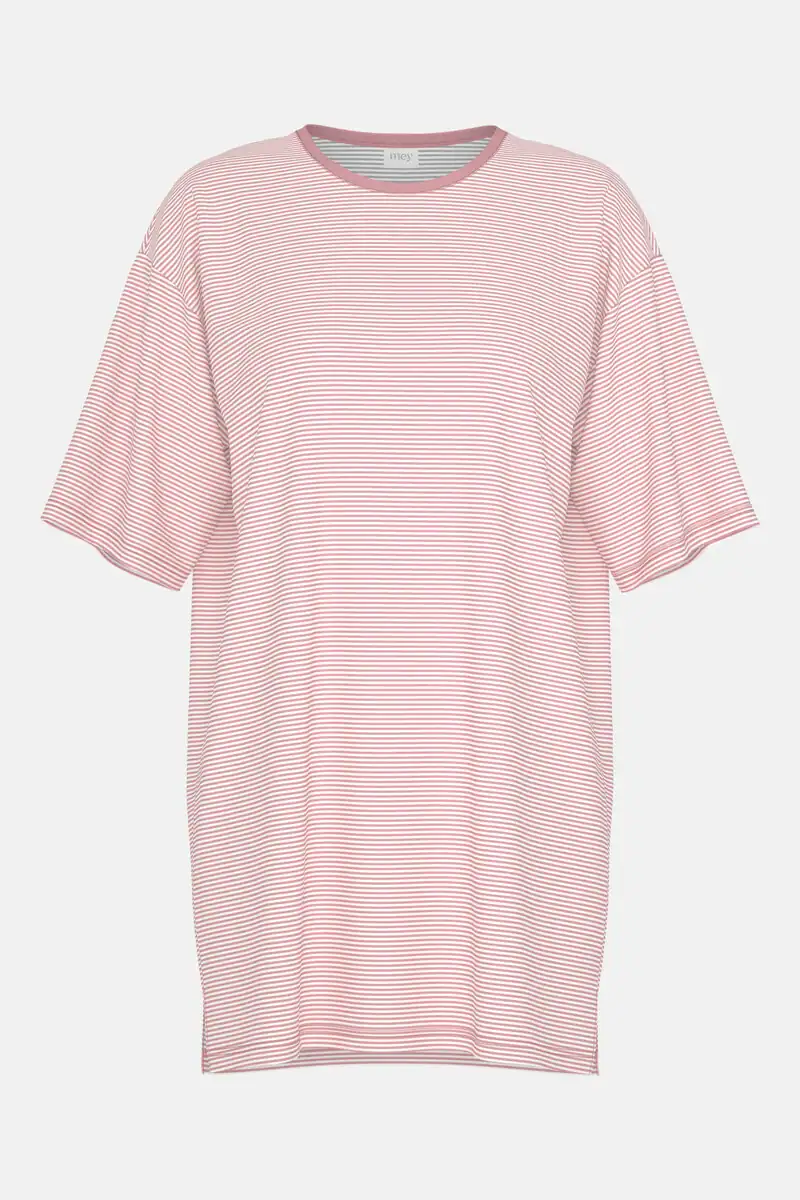 MEY Bigshirt Simple Stripes bridal rose