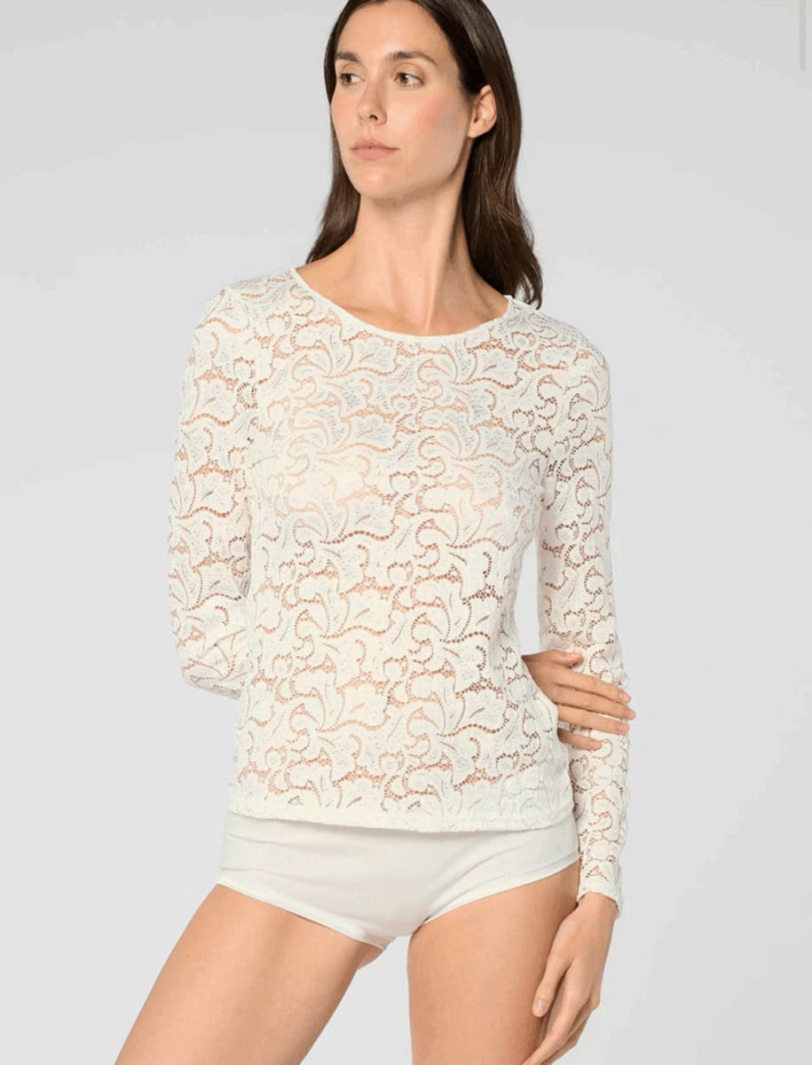 OROBLU Glamour Lace T-Shirt L.M. Butter