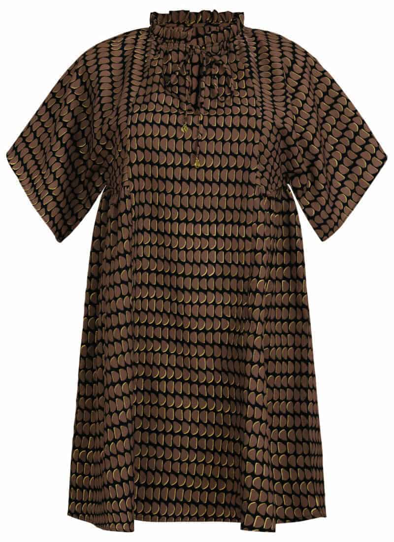 ROSA FAYA Tuniek Tahiti zwart bruin