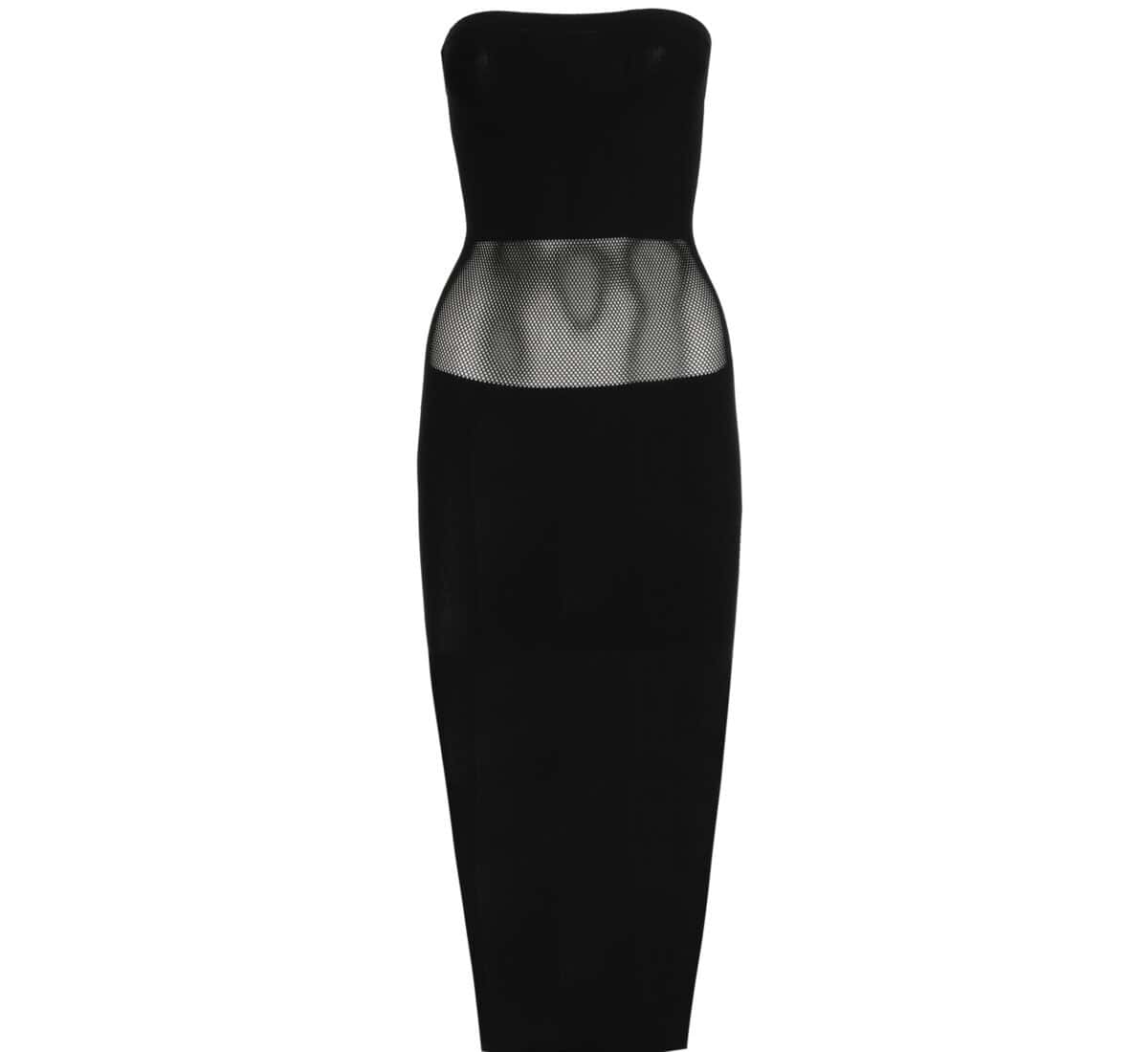 SARDA Miss badmode lange jurk zwart