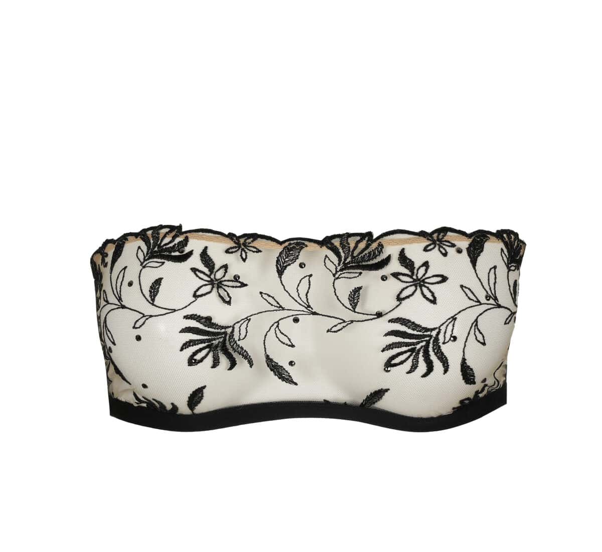 SARDA Shay strapless beha zonder mousse black