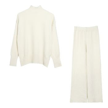 dessous Huispak gebreid ivoor