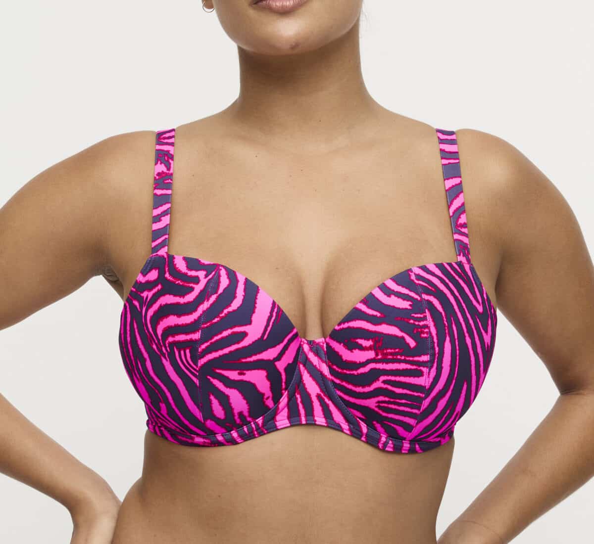 PRIMADONNA Malabo Bikinitop hot pink zebra