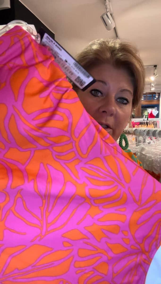 ROIDAL Bimba Badpak Strapless Pink Print