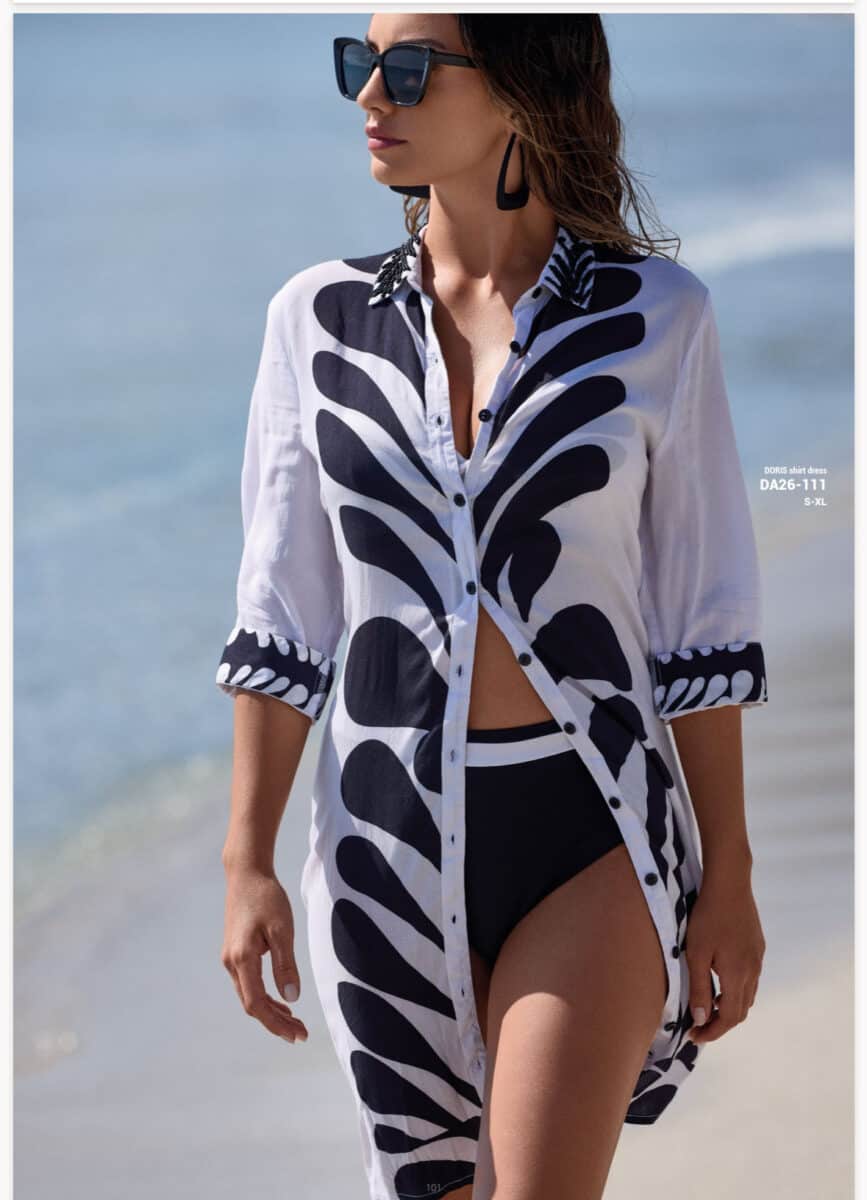 David Illusion Doris Shirt Dress