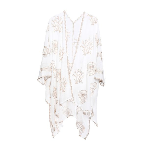 dessous Poncho White