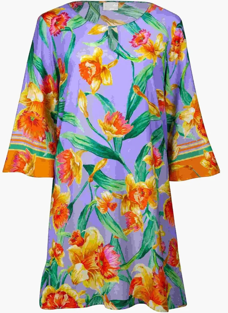 CHARMLINE Purple Bloom Tuniek