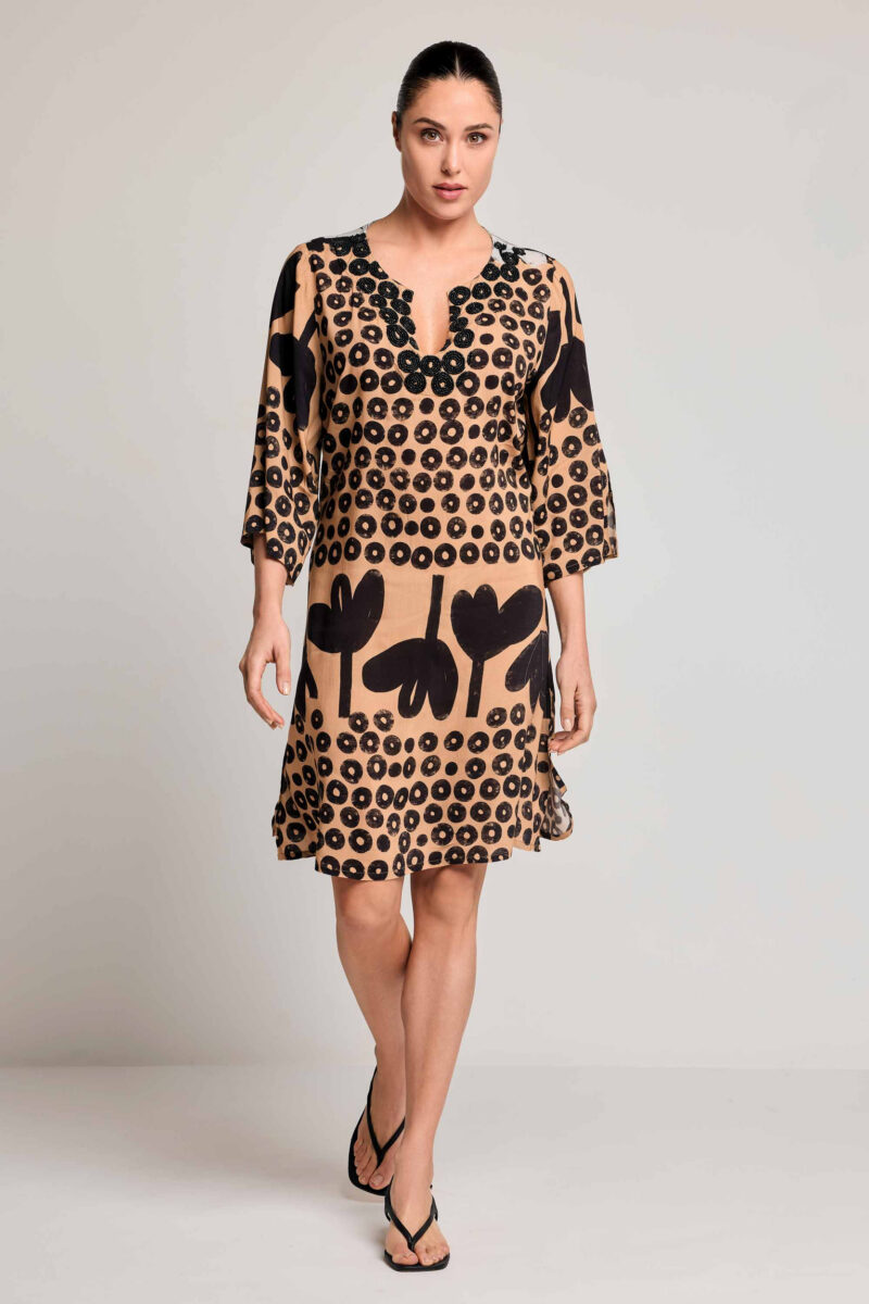 David Paintballs Johanna Loose Fit Dress MLT