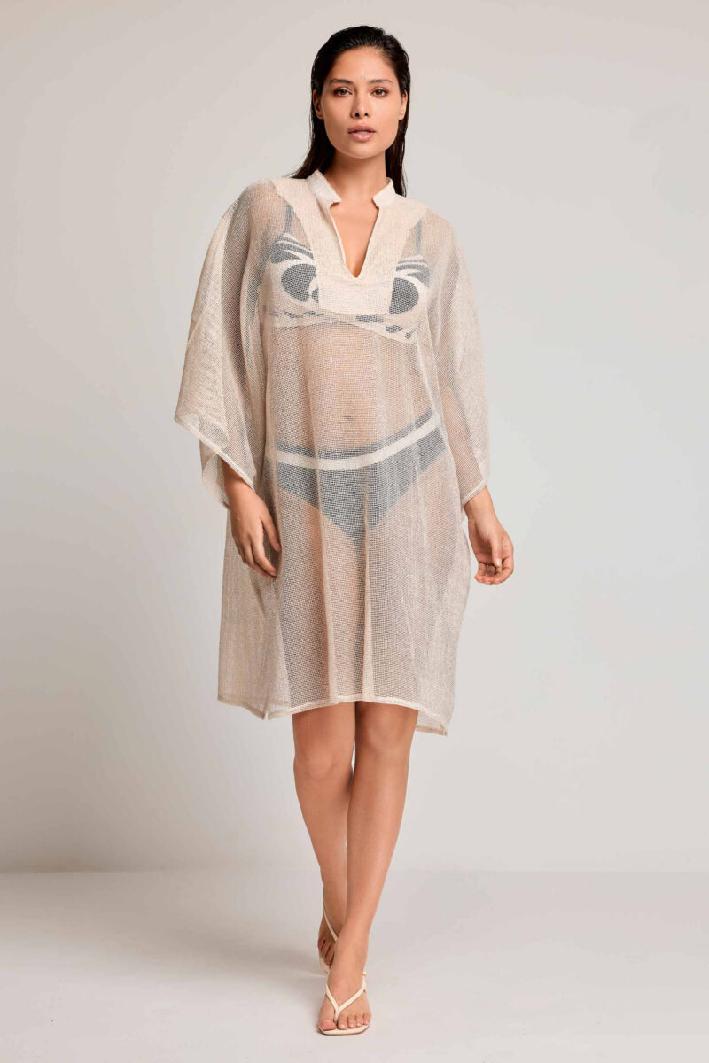 David Paintballs Mariana Poncho Offwhite