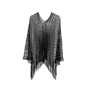 dessous Poncho Black