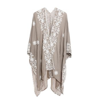 dessous Poncho Khaki