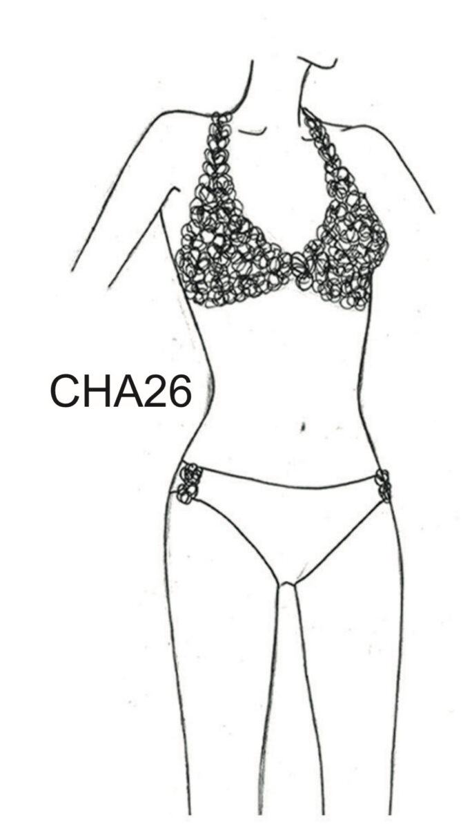 NICOLE OLIVIER Cha26 Bikini Gehaakt Paradox