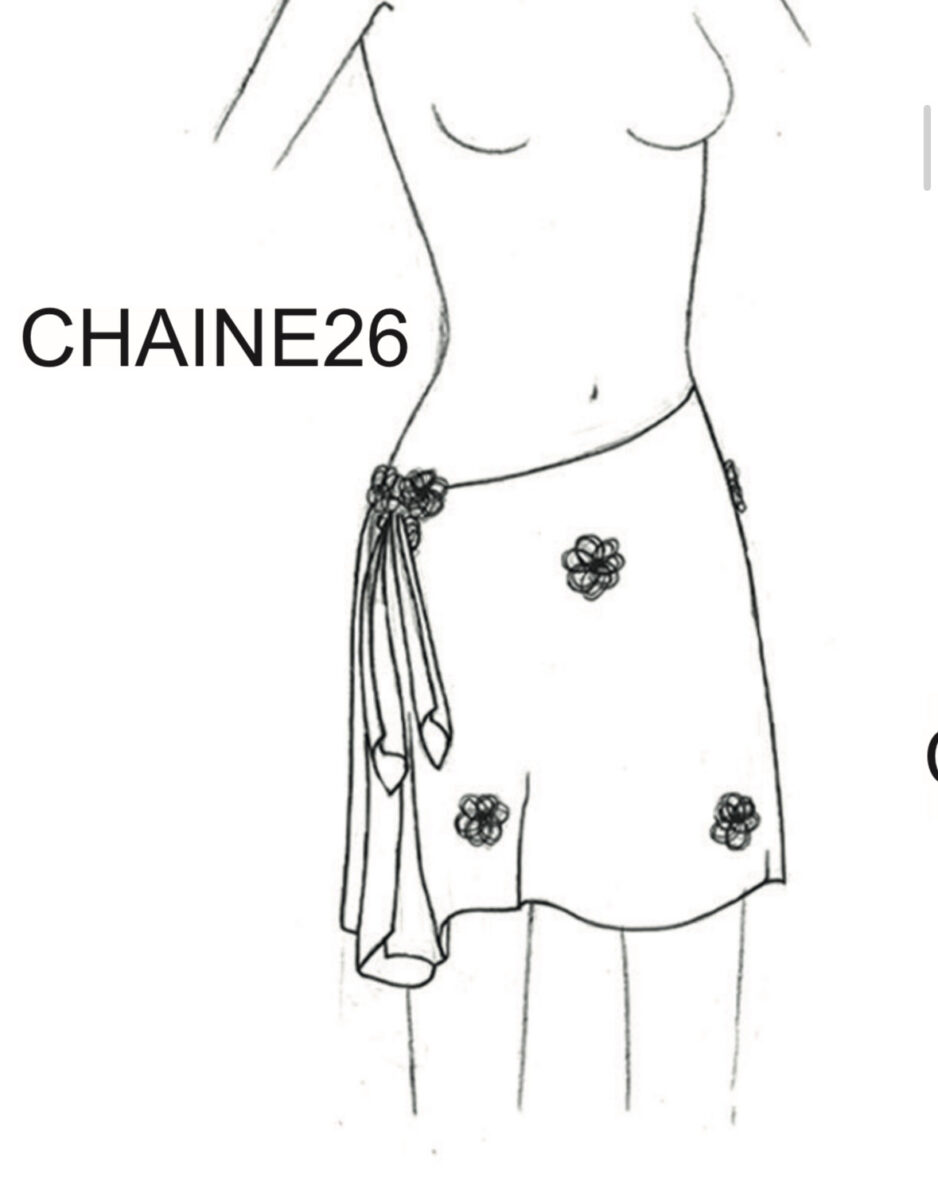 NICOLE OLIVIER Chaine26 Pareo rokje Morocco