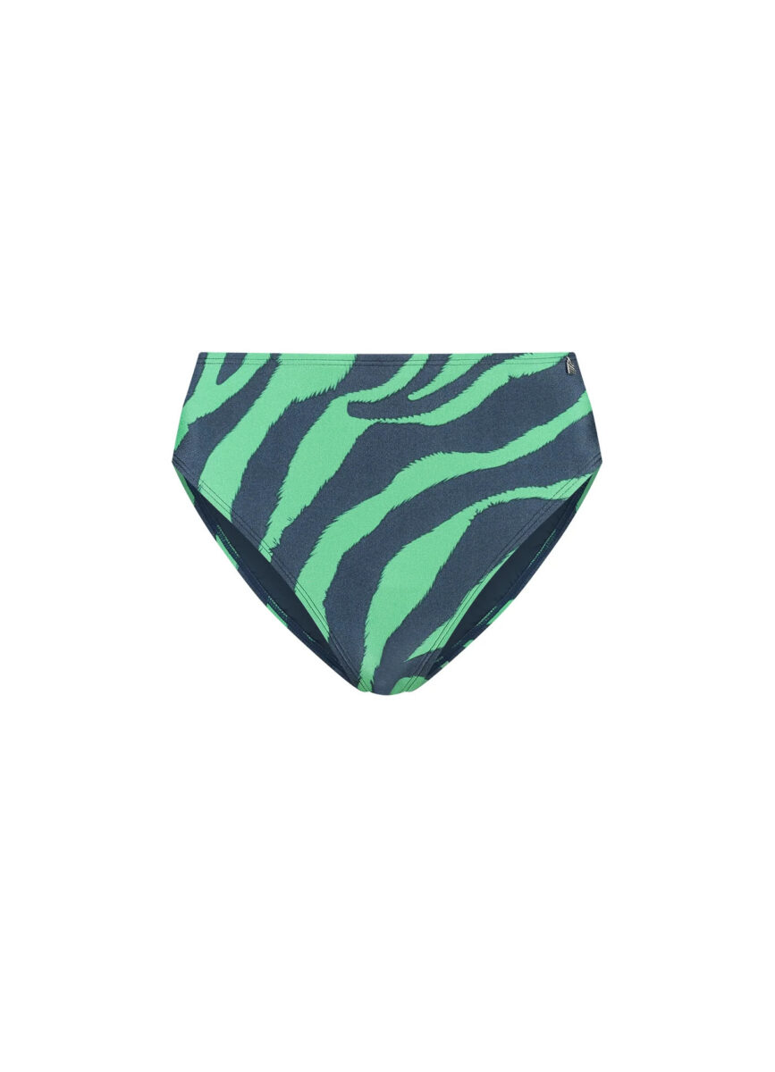 BEACHLIFE Green Tiger  high waist bottom